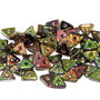 Tri-bead, 4 mm, Crystal Magic Green - 00030-95400