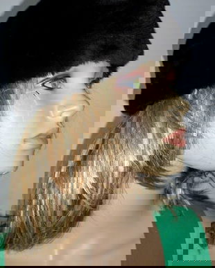 Toca  din blana naturala Mounton Dore