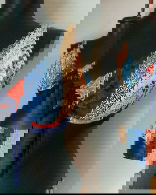 COSTUM DE BAIE DOUA PIESE RETRO LOOK