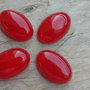 Cabochon jad rosu, 30x20 mm  REZERVAT