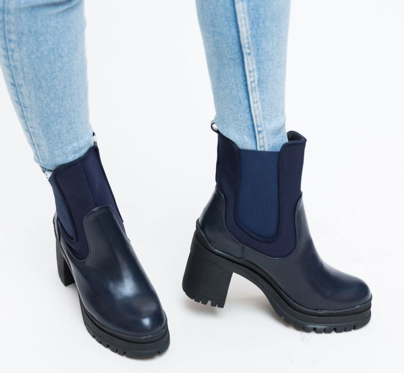 Botine Vagza Bleumarin