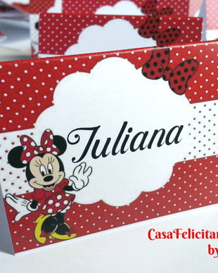 Place carduri Minnie mouse rosie