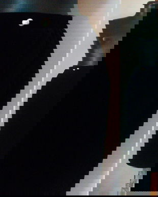 FUSTA MIDI CATIFEA NEAGRA BUMBAC