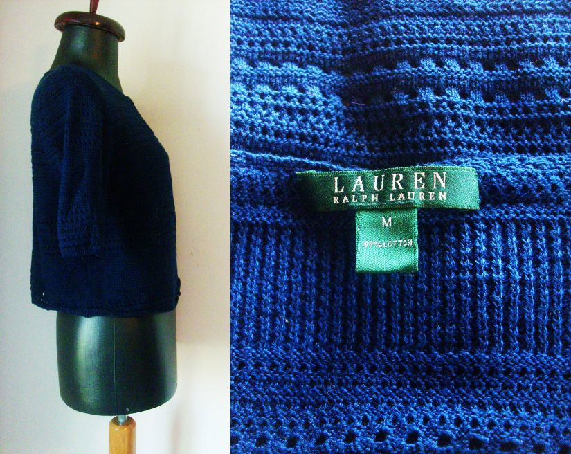 RALPH LAUREN CARDIGAN BUMBAC TRICOTAT