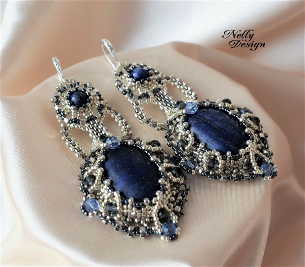 Cercei lapis-lazuli