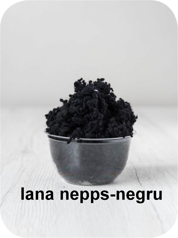 lana nepps-negru-25g