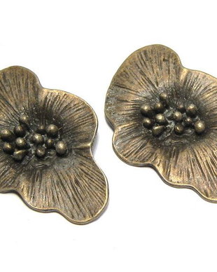 Pandantiv metalic, bronz, 43x50 mm