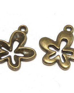 Pandantiv metalic, bronz, 17x15 mm