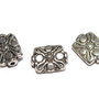 Margele din metal, argintiu antichizat, 12x9 mm