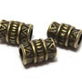 Margele din metal, bronz, 7x5 mm