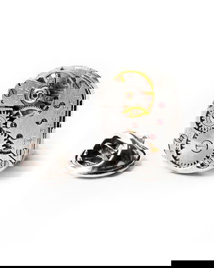 Insigna pin cu mecanism de ceas, accesorii pentru costum camasa, accesorii steampunk