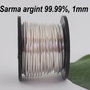 Sarma argint 99.99%, 1mm (0.5)