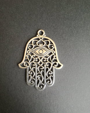 PANDANTIV MANA HAMSA- 59x 43 MM
