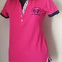 LA MARTINA TRICOU POLO FUCSHIA