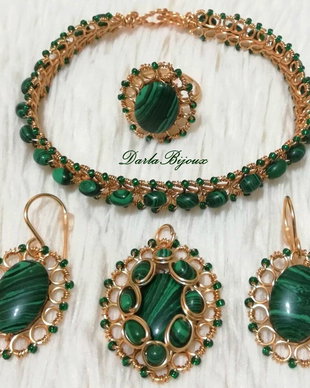 Set malachit