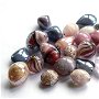 Mix margele Murano cal. a ll-a, Rose Lilac Fairy, 70 g (cod 6546)