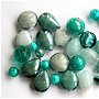 Mix margele Murano cal. a ll-a, Turquoise Light, 60 g (cod 6552)