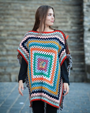 Poncho de toamnă