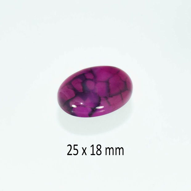 Cabochon Agat, 25 x 18 mm, CSP-139