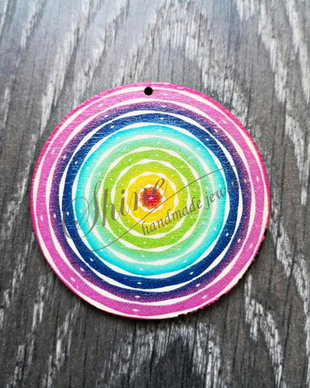 Pandantiv mandala 11, 60x2.5mm