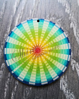 Pandantiv mandala 12, 60x2.5mm