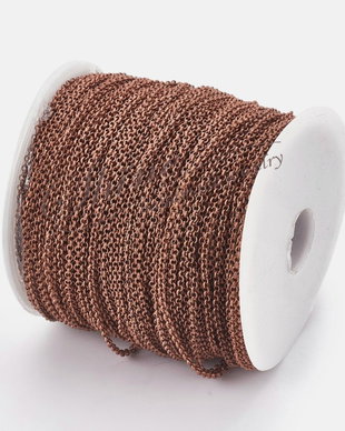 Lant cupru antichizat, 2mm