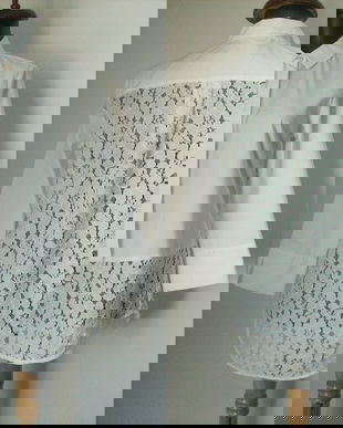 BLUZA BUMBAC DANTELA