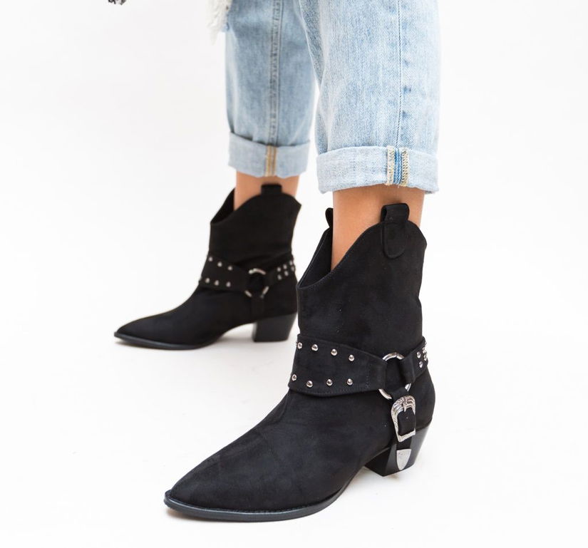 Botine Ledo Negre
