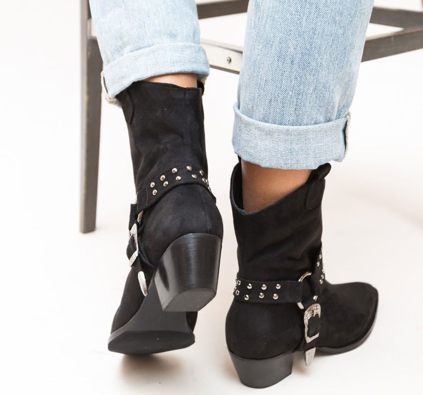 Botine Ledo Negre