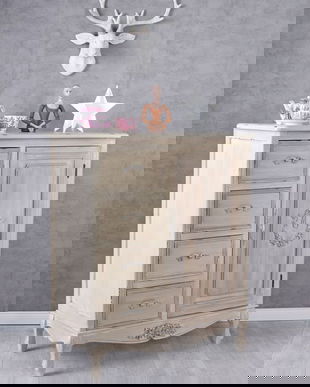 COMODA NOSTALGICA ALBA PENTRU DIVERSE PRODUSE