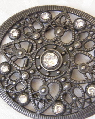Pafta metalica cu pietre