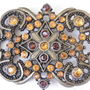 Pafta metalica cu pietre