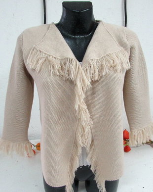 Cardigan/jachetica cu franjuri