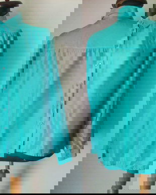 BLUZA MATASE NATURALA ALBASTRA