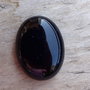 Cabochon blue goldstone, 40x30 mm