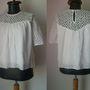 HALLHUBER BLUZA BUMBAC DANTELA