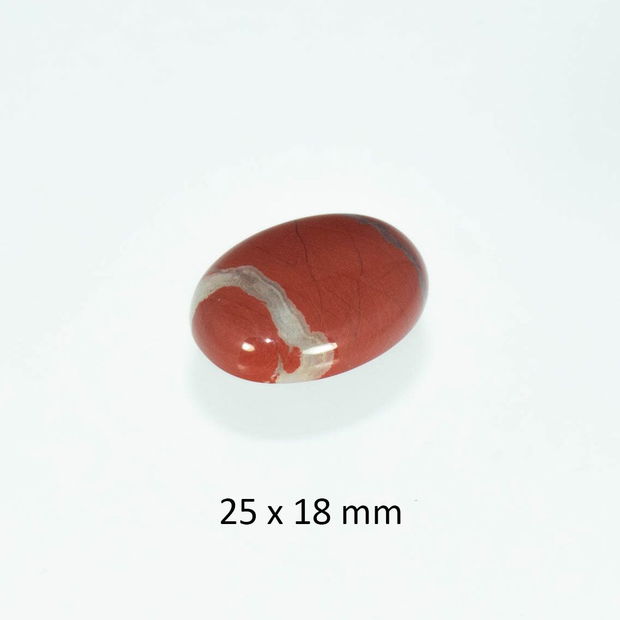 Cabochon Jasp Rosu, 25 x 18 mm, CSP-167