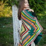Poncho tare colorat
