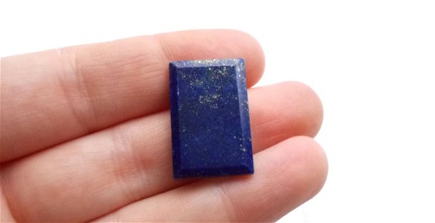 Cabochon  Lapis Lazuli lamela plata- pentru monturi - L01