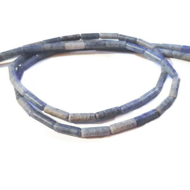 Aventurin albastru cilindric 12x4mm GSLAK 647