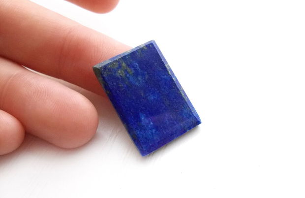 Cabochon  Lapis Lazuli lamela plata- pentru monturi - L124