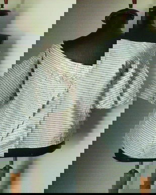 H&M  bluza stripe bumbac