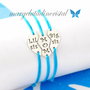 Set Personalizat Inima/ Mom/ Big Sis/ Lil Sis / Argint 925
