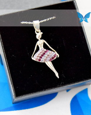 Colier Balerina Argint 925/ Swarovski
