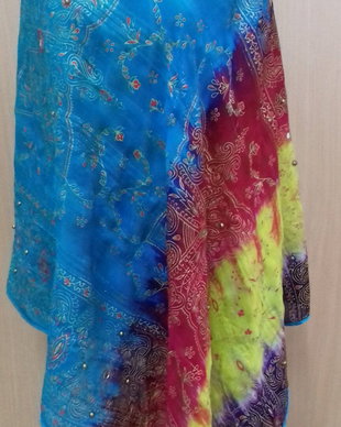 esarfa multicolora