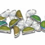 Semi Circle Beads, 5x10 mm, Crystal Vitrail - 00030-28101