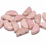 Semi Circle Beads, 5x10 mm, Chalk White Lila Luster - 03000-14494