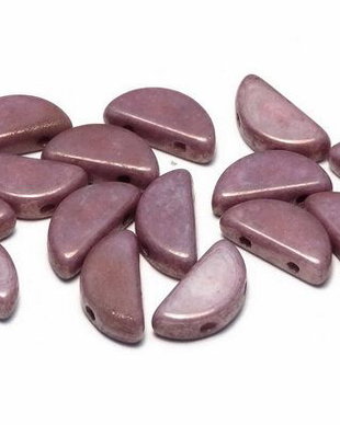Semi Circle Beads, 5x10 mm, Chalk White Vega Luster - 03000-14496