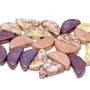 Semi Circle Beads, 5x10 mm, Vineyard - 00030-Mix4