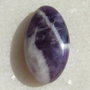 Cabochon ametist chevron aprox27x15x5.5 mm